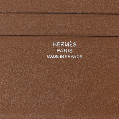 Hermes Swift Citizen Twill Compact Wallet Alezan 6 of 12