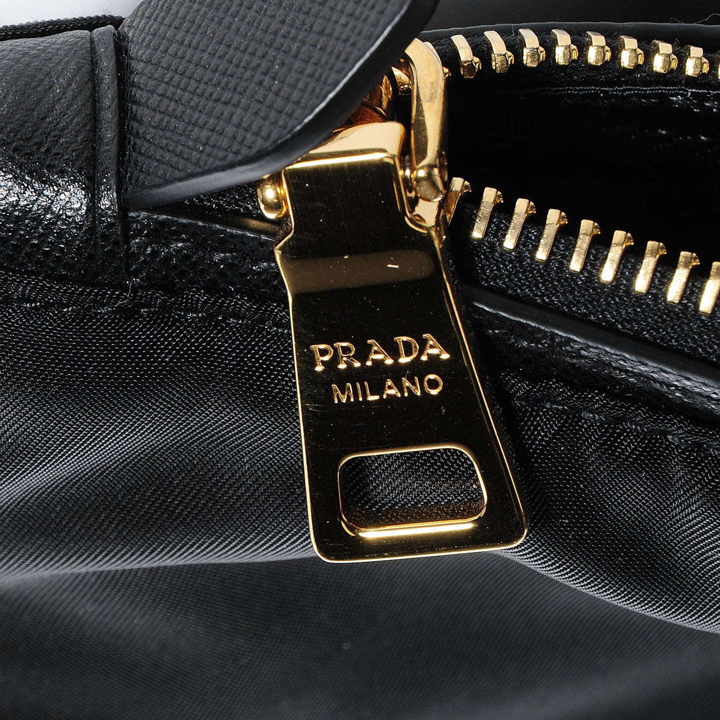 Saffiano Tessuto Nylon Tote Nero Black