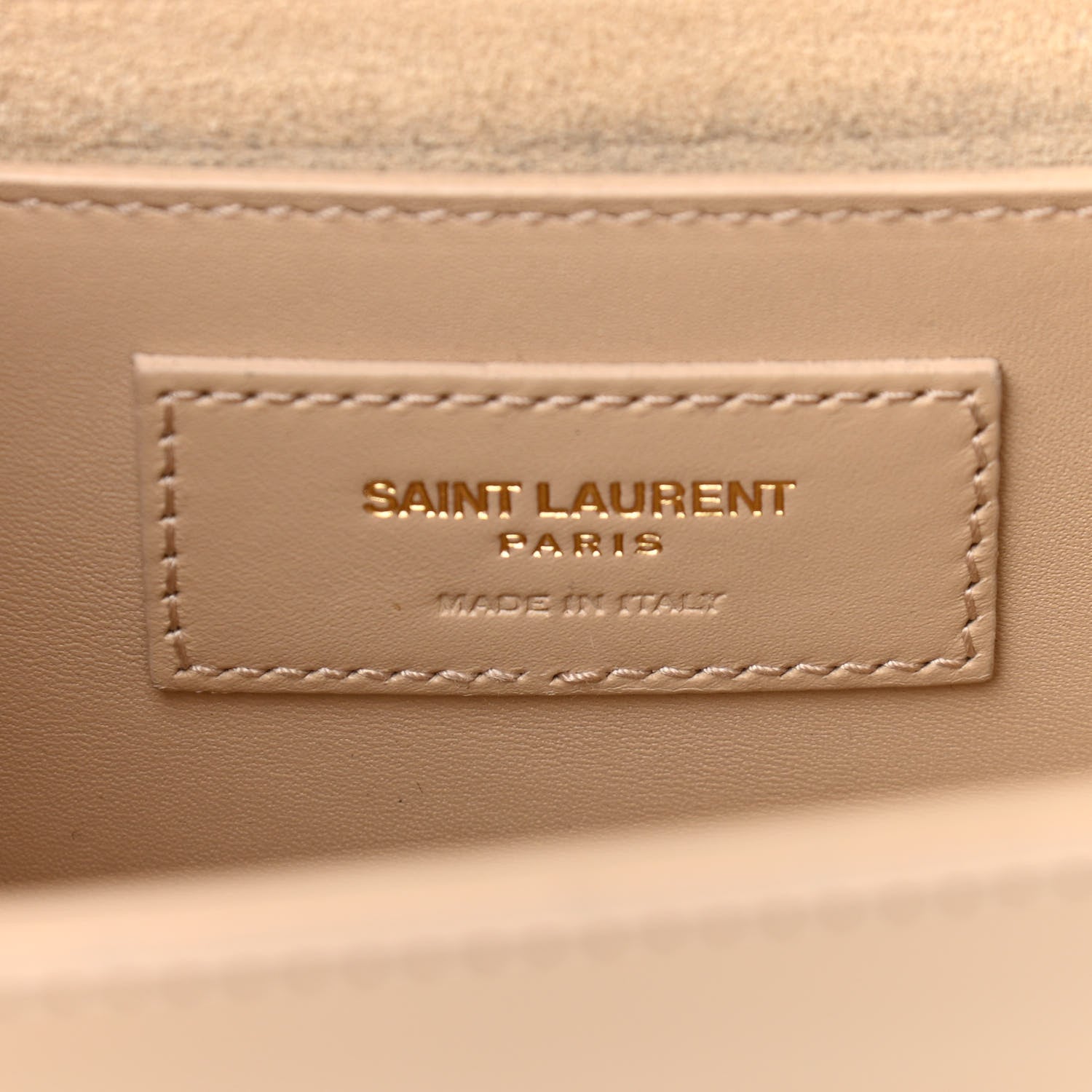 Saint Laurent Smooth Calfskin Medium Classic Monogram Kate Tassel Satchel Nude Powder 5 of 9