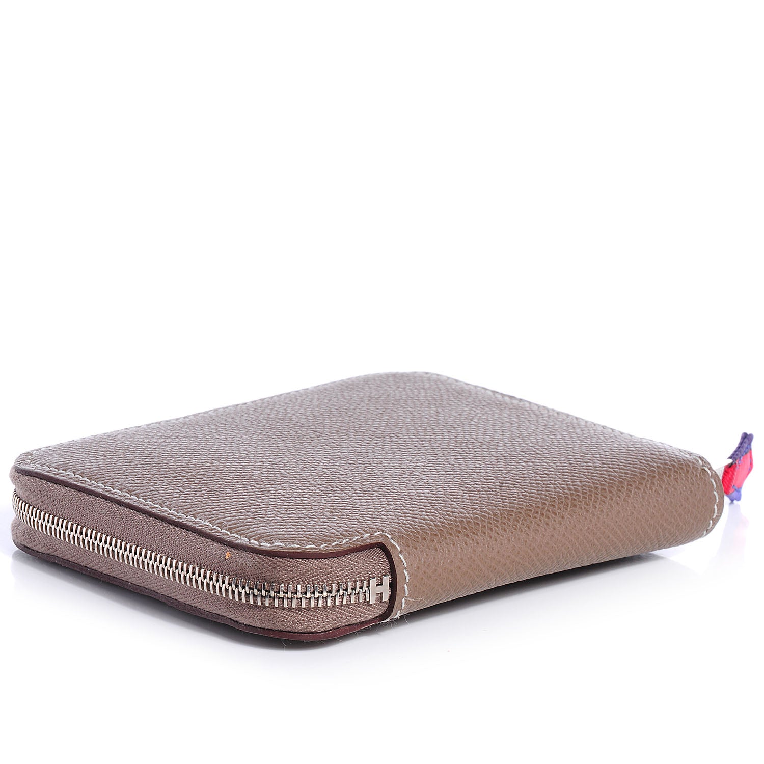 Hermes Epsom Silk'in Compact Wallet Etoupe 4 of 10
