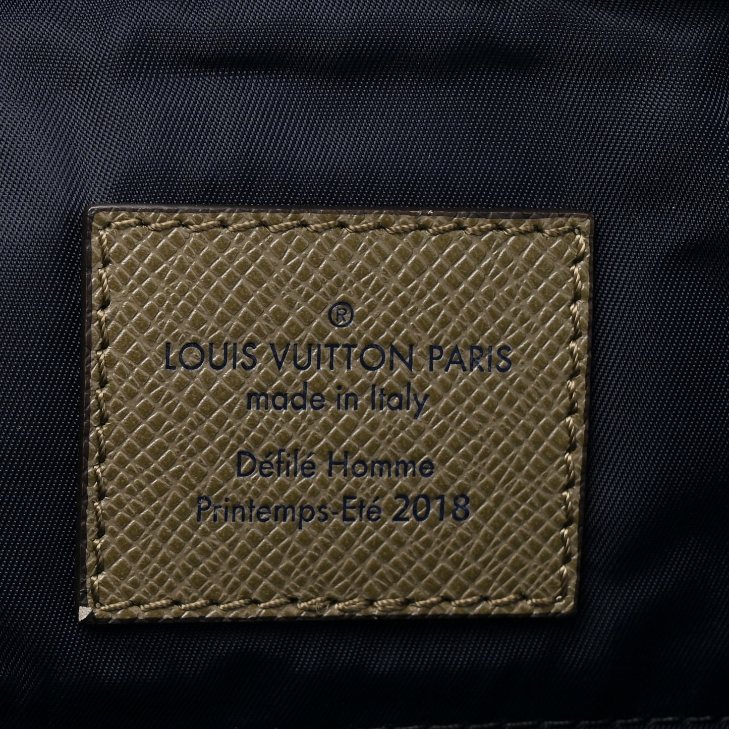 Monogram Taiga Outdoor Backpack Pacific Blue