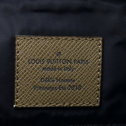 Louis Vuitton Monogram Taiga Outdoor Backpack Pacific Blue 6 of 12