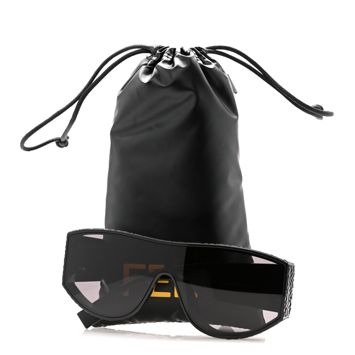 Acetate Lab Mask Sunglasses FE40128I Black