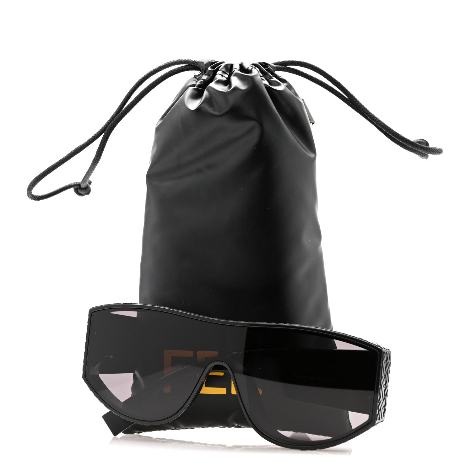 Fendi Acetate Lab Mask Sunglasses FE40128I Black 7 of 8