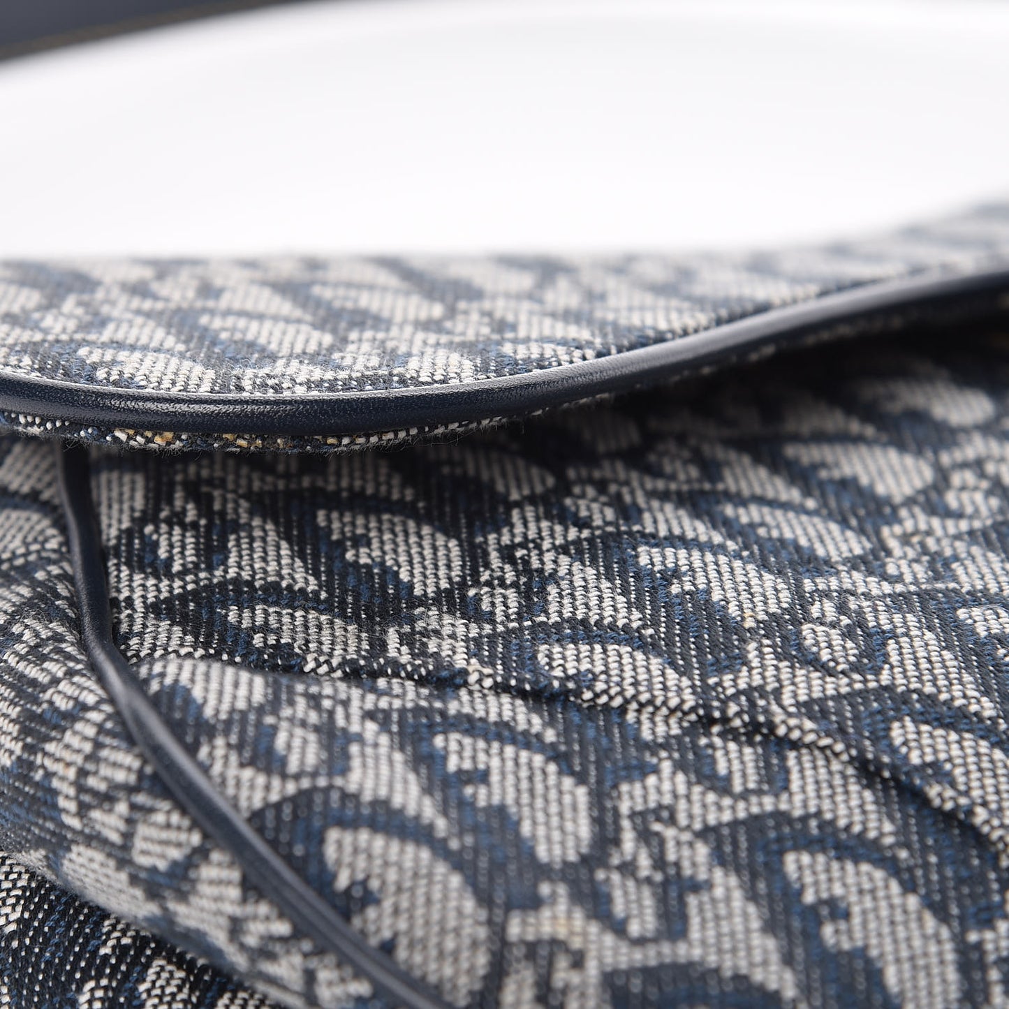 Monogram Saddle Bag Blue