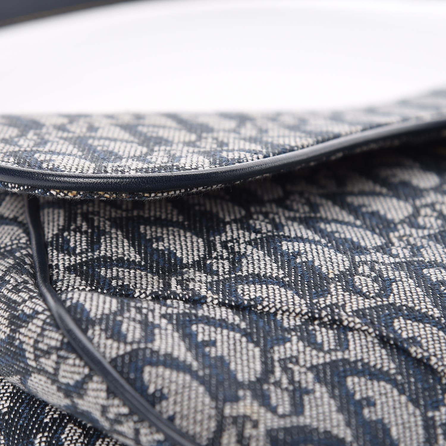 Christian Dior Monogram Saddle Bag Blue 14 of 18