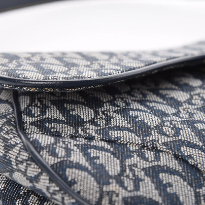 Christian Dior Monogram Saddle Bag Blue 14 of 18