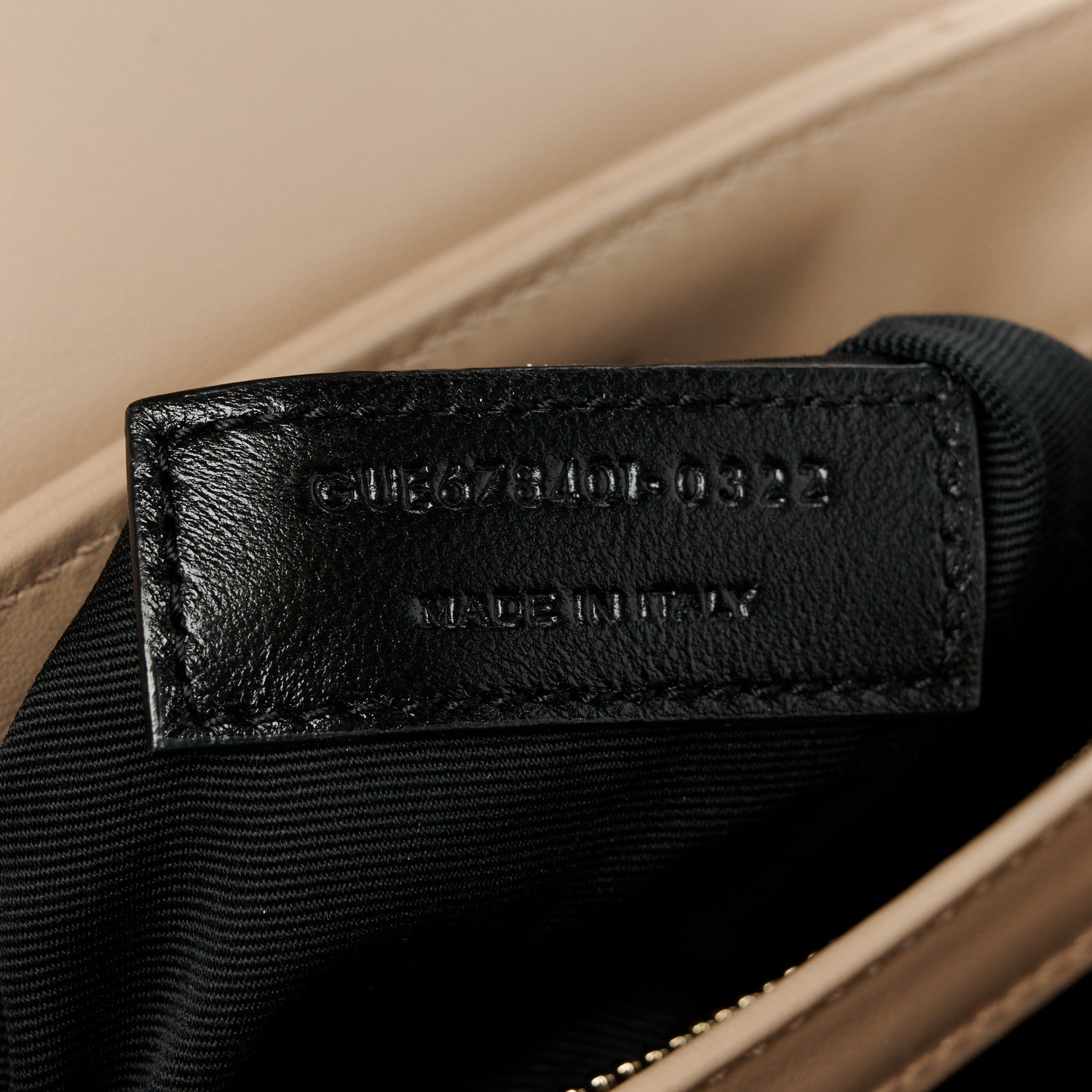 Saint Laurent Calfskin Y Quilted Monogram Toy Loulou Crossbody Bag Dark Beige 8 of 11