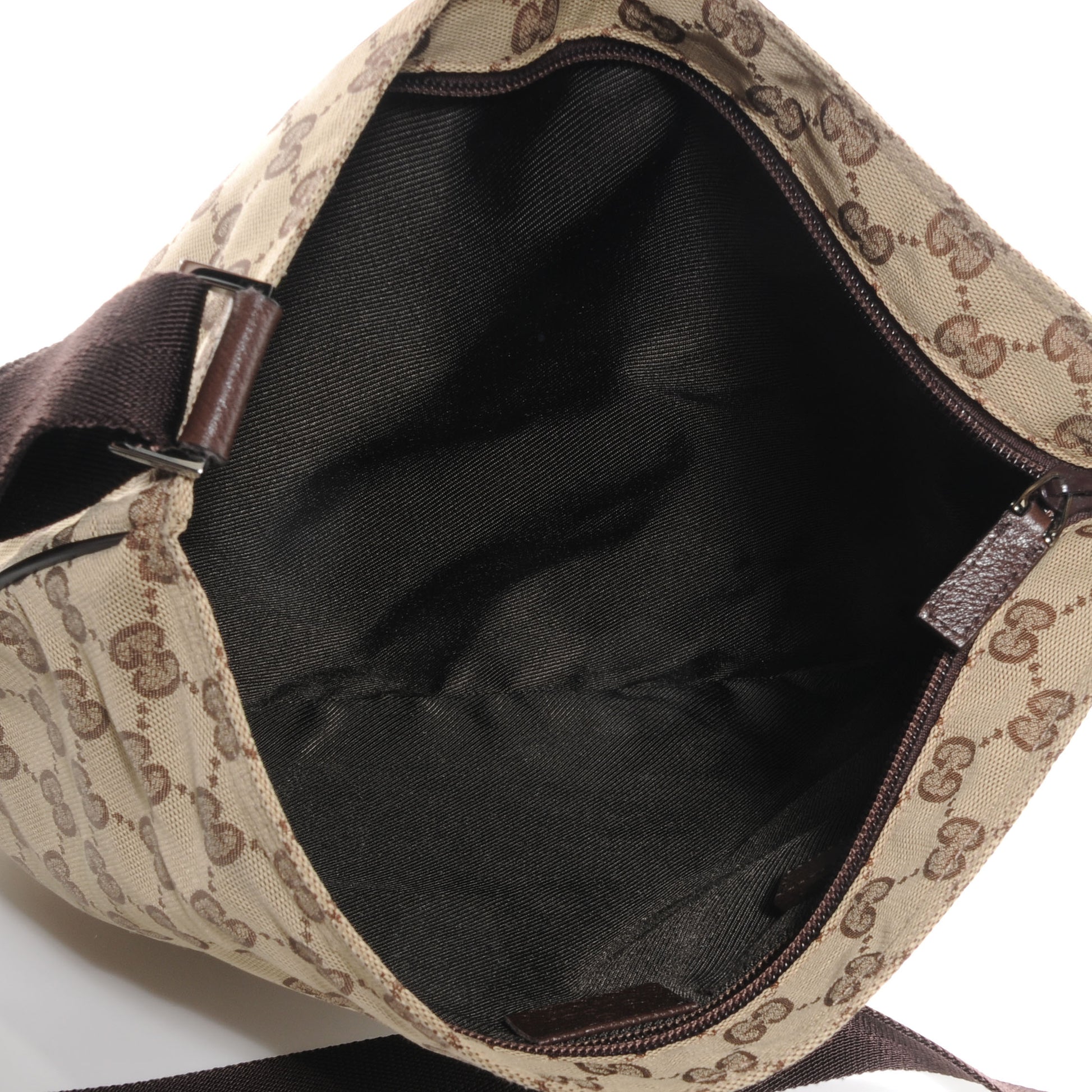 Gucci Monogram Messenger Bag Brown 5 of 7