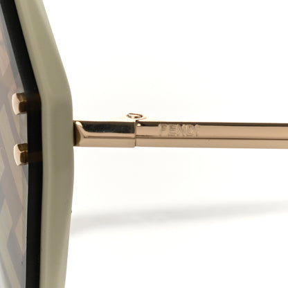 Fendi FF Fabulous Shield Sunglasses FF M0039/G/S White 7 of 7