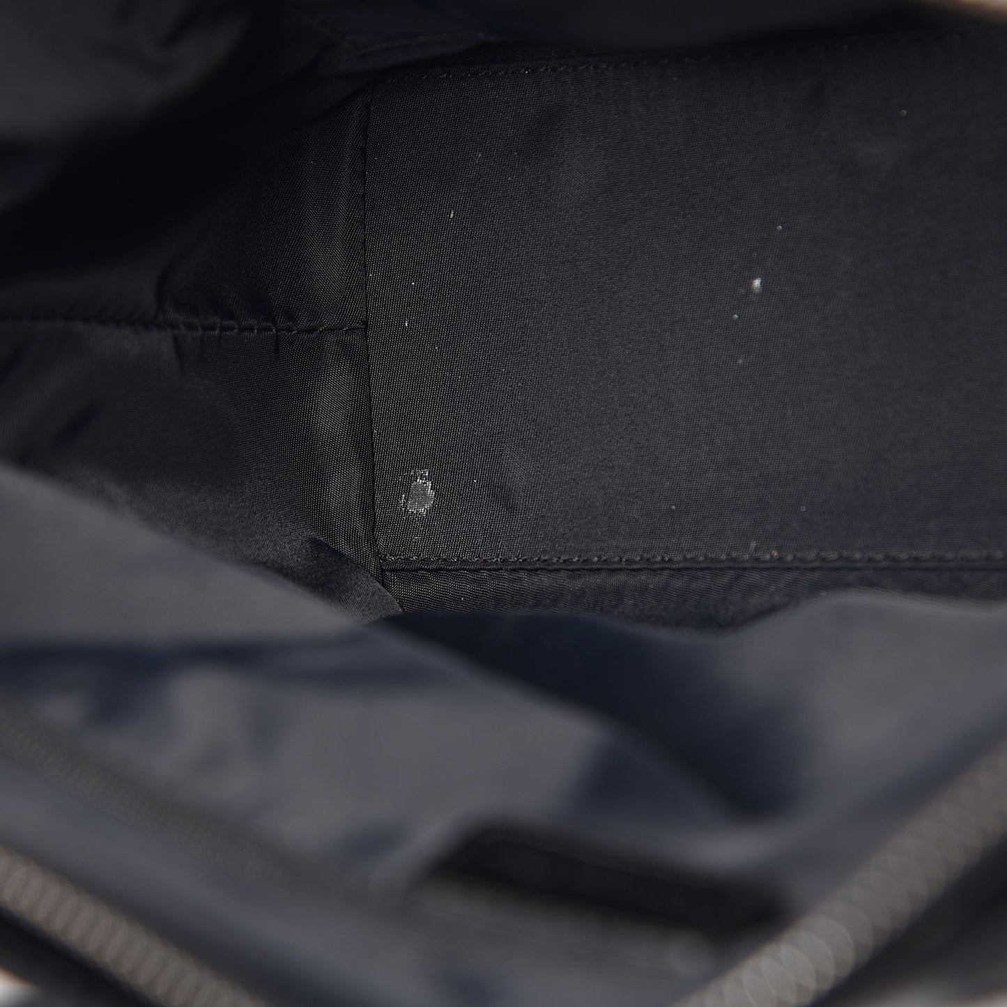 Denim Calfskin Monogram Tote Black