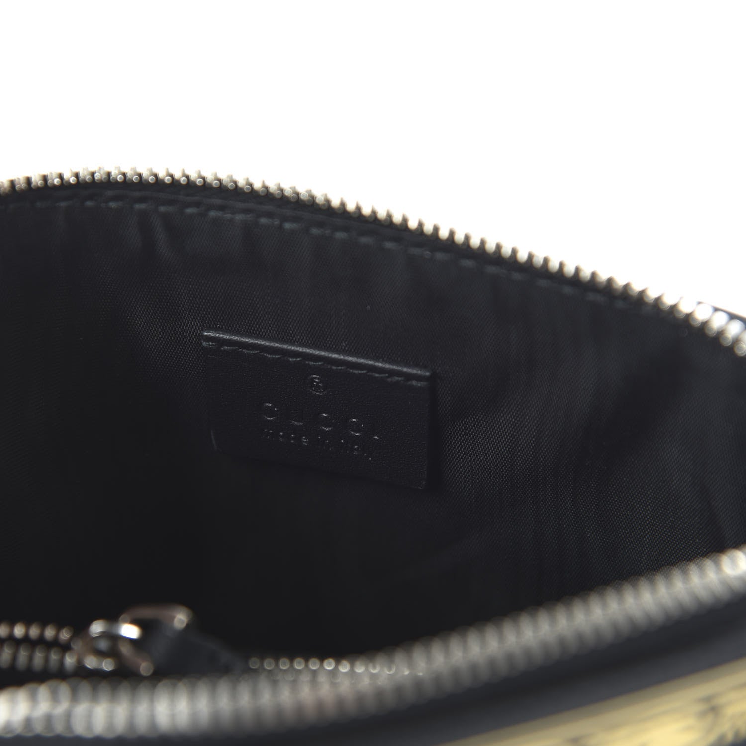 Gucci X SEGA Calfskin GUCCY Stars Mini Dome Shoulder Bag Black Gold 7 of 9