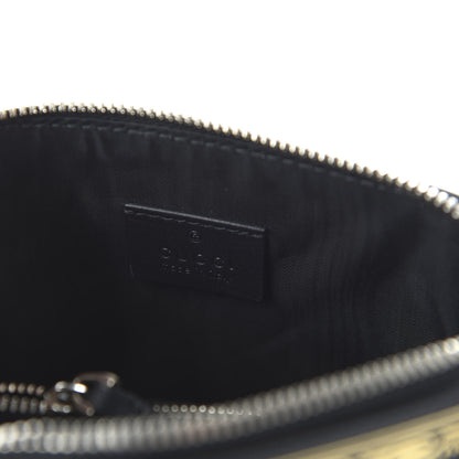Gucci X SEGA Calfskin GUCCY Stars Mini Dome Shoulder Bag Black Gold 7 of 9
