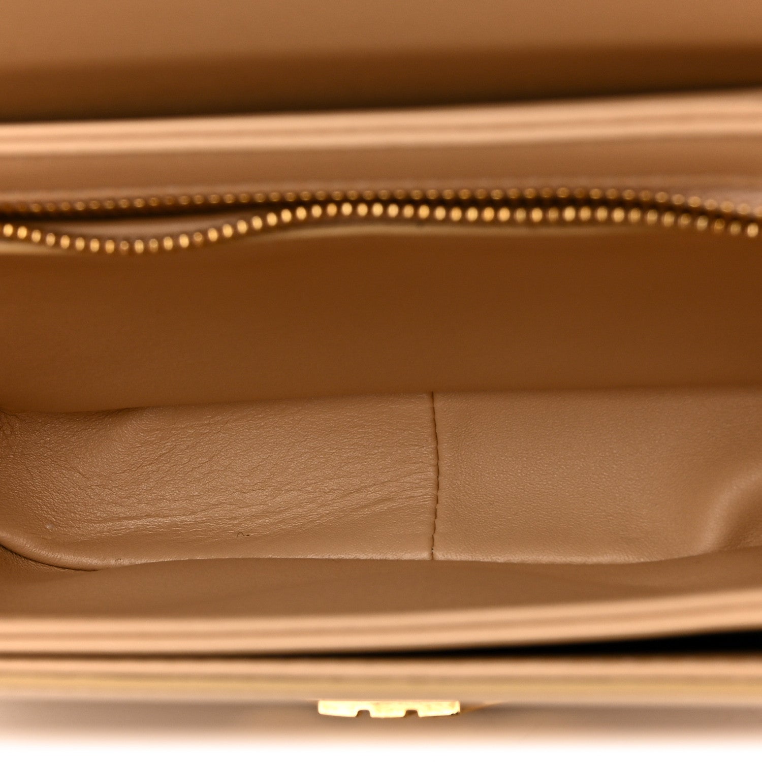 Celine Shiny Calfskin Teen Triomphe Nude 5 of 12