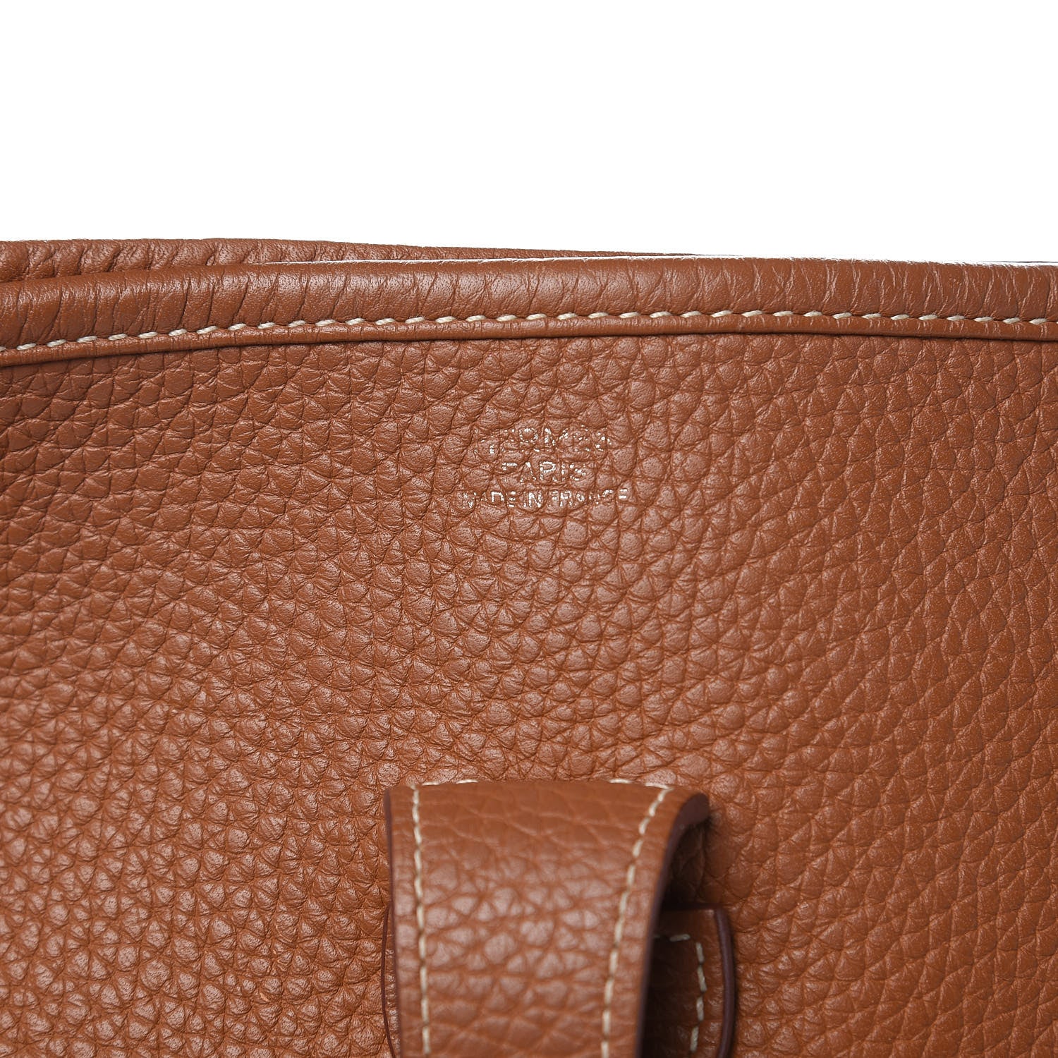 Hermes Taurillon Clemence Evelyne III GM Gold 6 of 16
