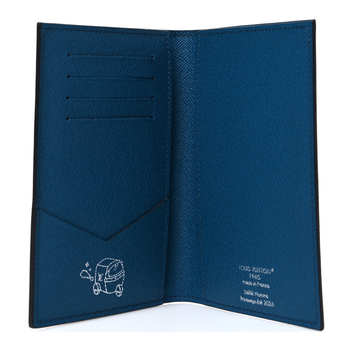 Monogram Pigment Pocket Organizer Blue