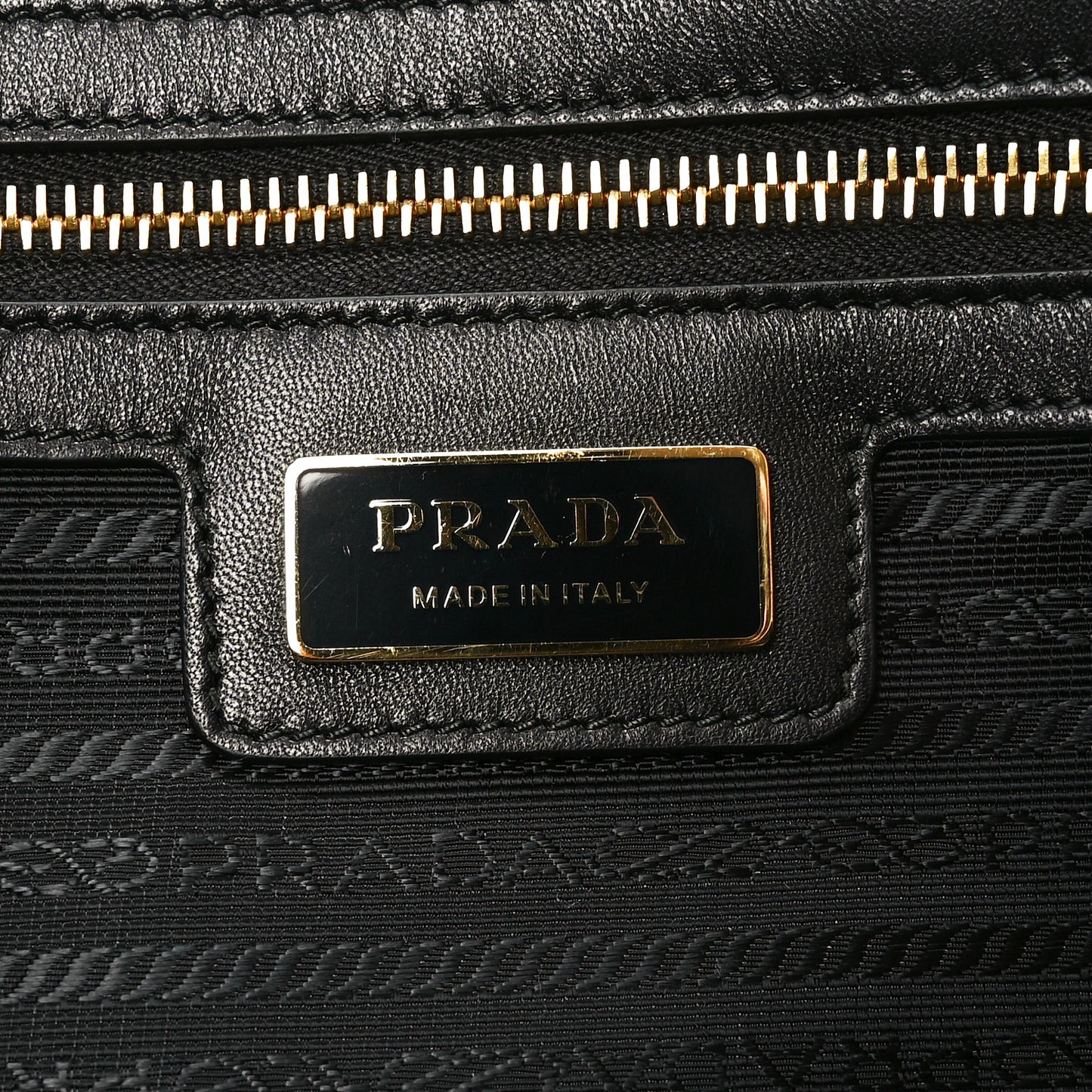 Re-Nylon Saffiano Medium Re-Edition 1978 Two Handle Bag Black