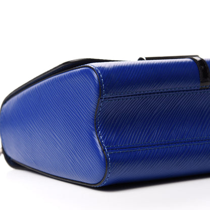 Louis Vuitton Epi Flamingo Twist Shoulder Bag MM Blue 6 of 10