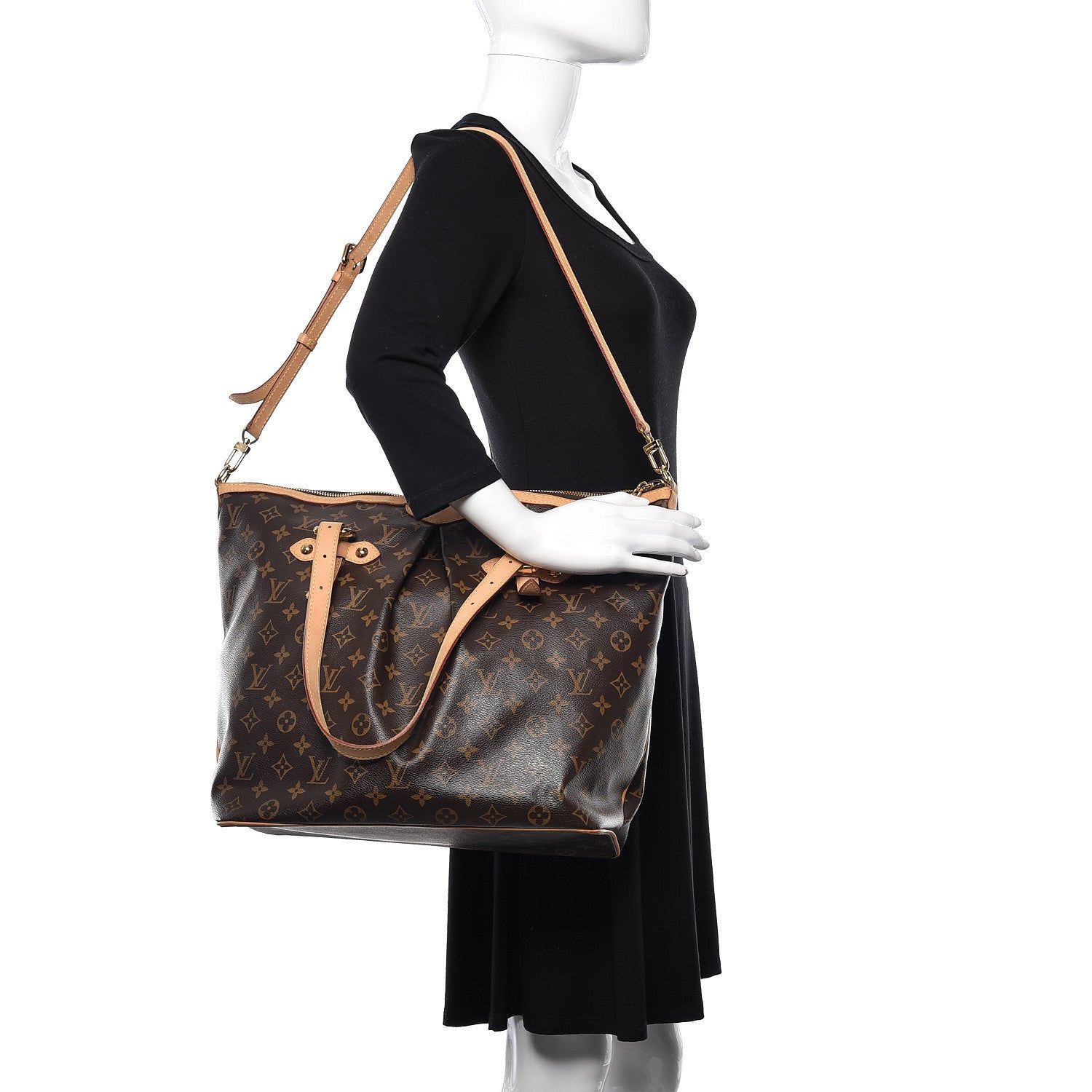 Louis Vuitton Monogram Palermo GM 3 of 14
