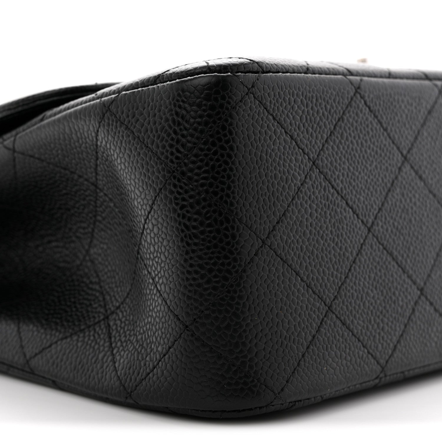 Chanel Caviar Quilted Jumbo Double Flap Black 9 of 11