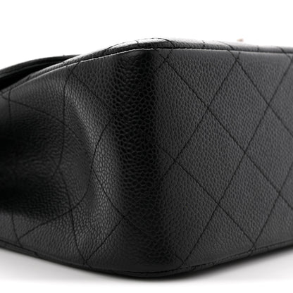 Chanel Caviar Quilted Jumbo Double Flap Black 9 of 11