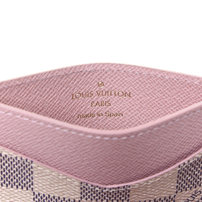 Louis Vuitton Damier Azur Daily Card Holder Rose Ballerine 6 of 8