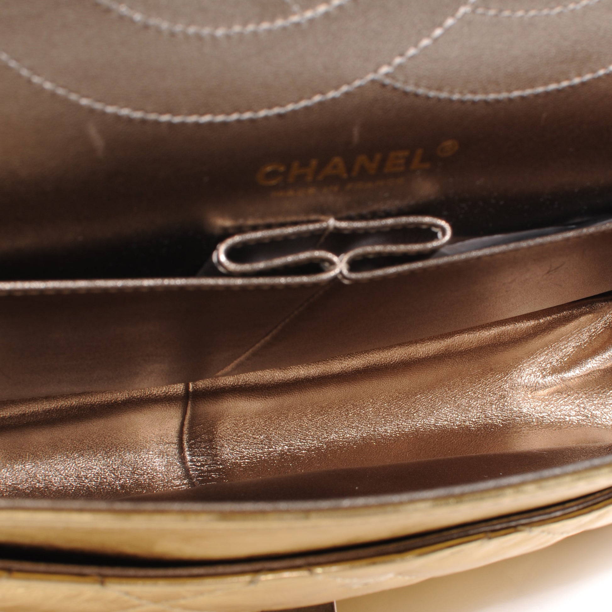 Chanel Calfskin 2.55 Reissue 227 Flap Gold 5 of 8