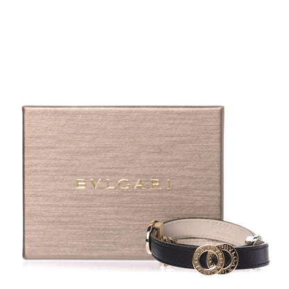 Bulgari Calfskin Double Coiled Bracelet Black 6 of 6