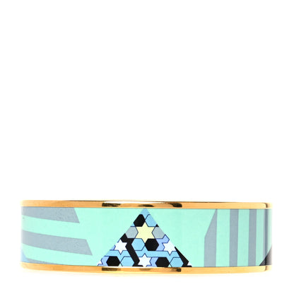 Hermes Enamel Printed Wide Bracelet 70 3 of 5