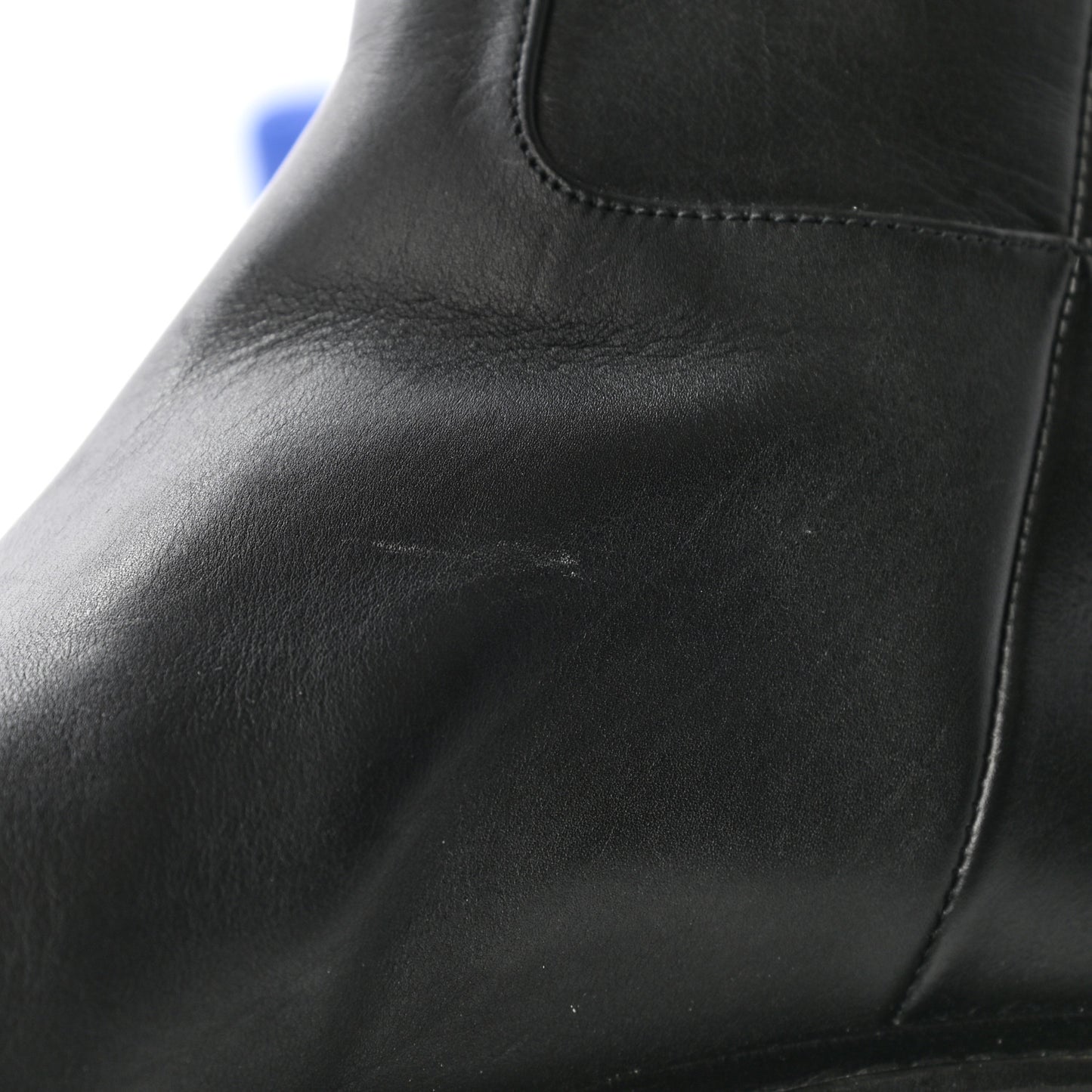 Calfskin CC Ankle Boots 37 Black