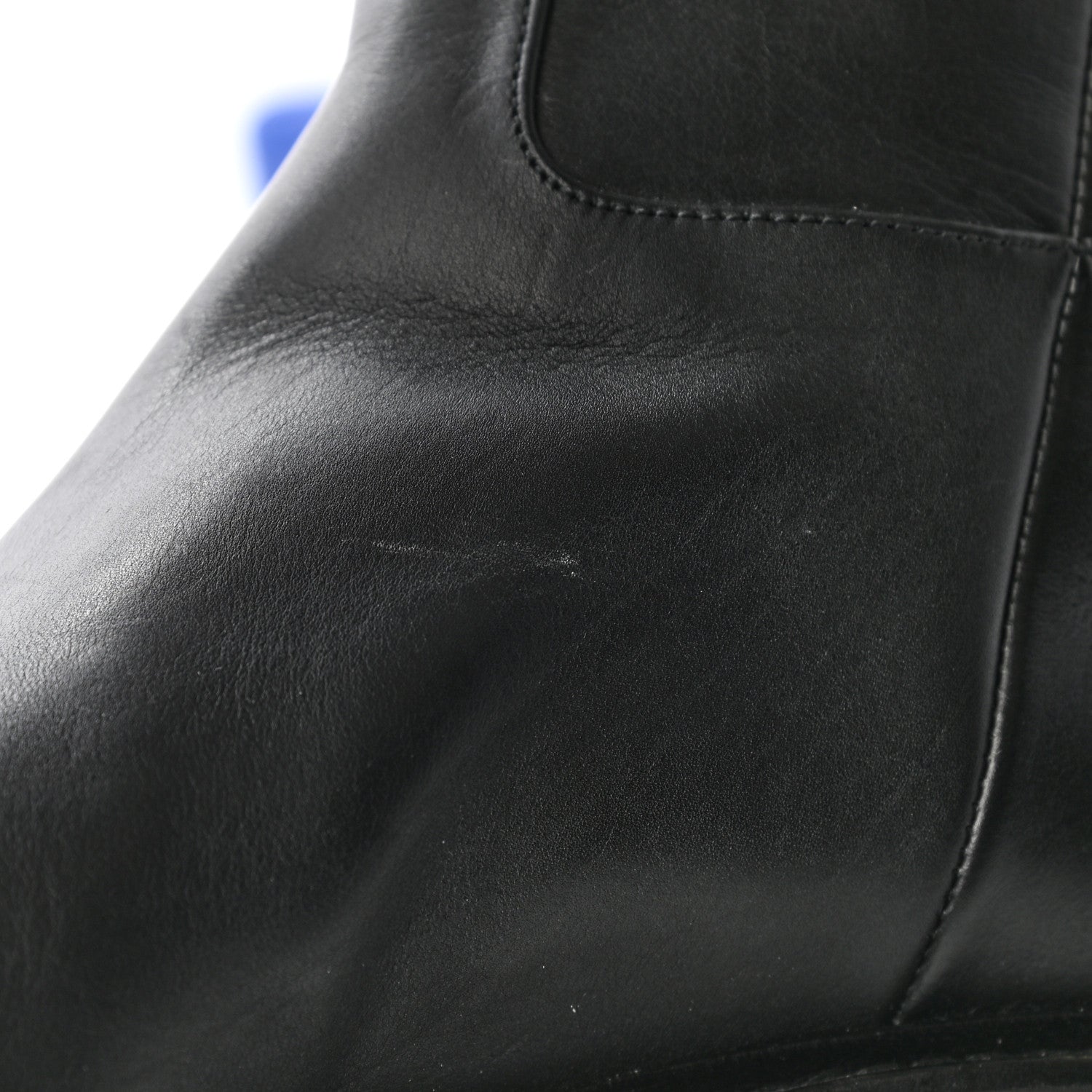 Chanel Calfskin CC Ankle Boots 37 Black 11 of 14