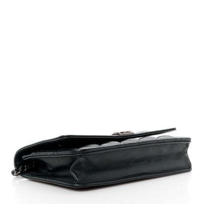 Chanel Grained Calfskin Quilted Boy Wallet On Chain WOC Black 4 of 14