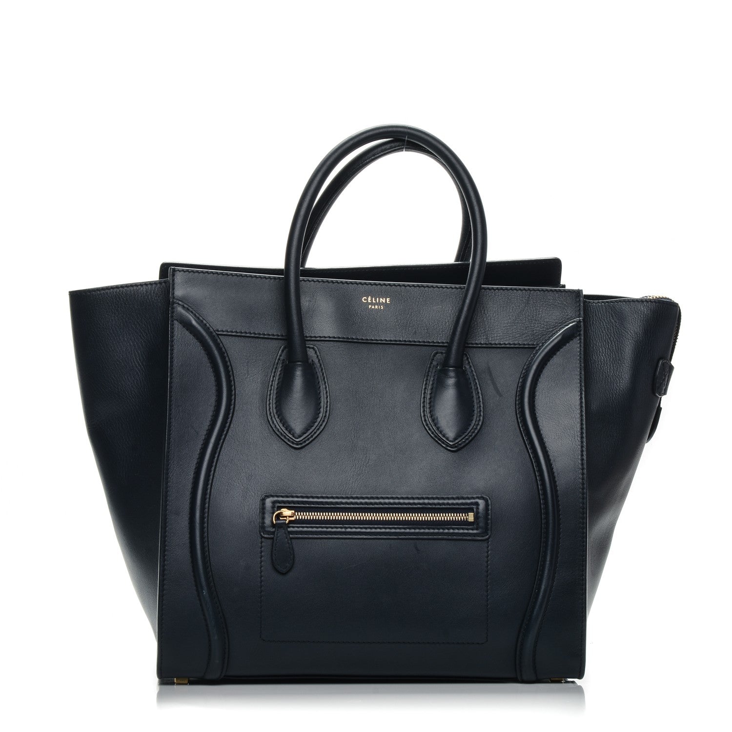 Celine Smooth Calfskin Small Luggage Navy Blue 1 of 7