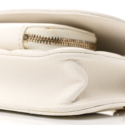 Chanel Caviar Quilted Business Affinity Clutch With Chain Flap White 11 of 11