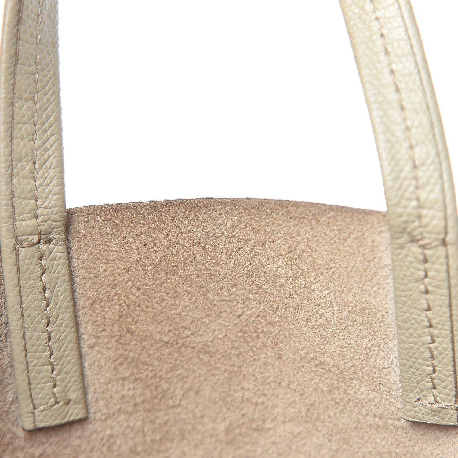 Celine Grained Calfskin Small Vertical Bi-Cabas Fluo Orange Taupe 11 of 23