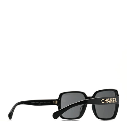 Chanel Acetate Square Sunglasses 5408-A Black 4 of 8