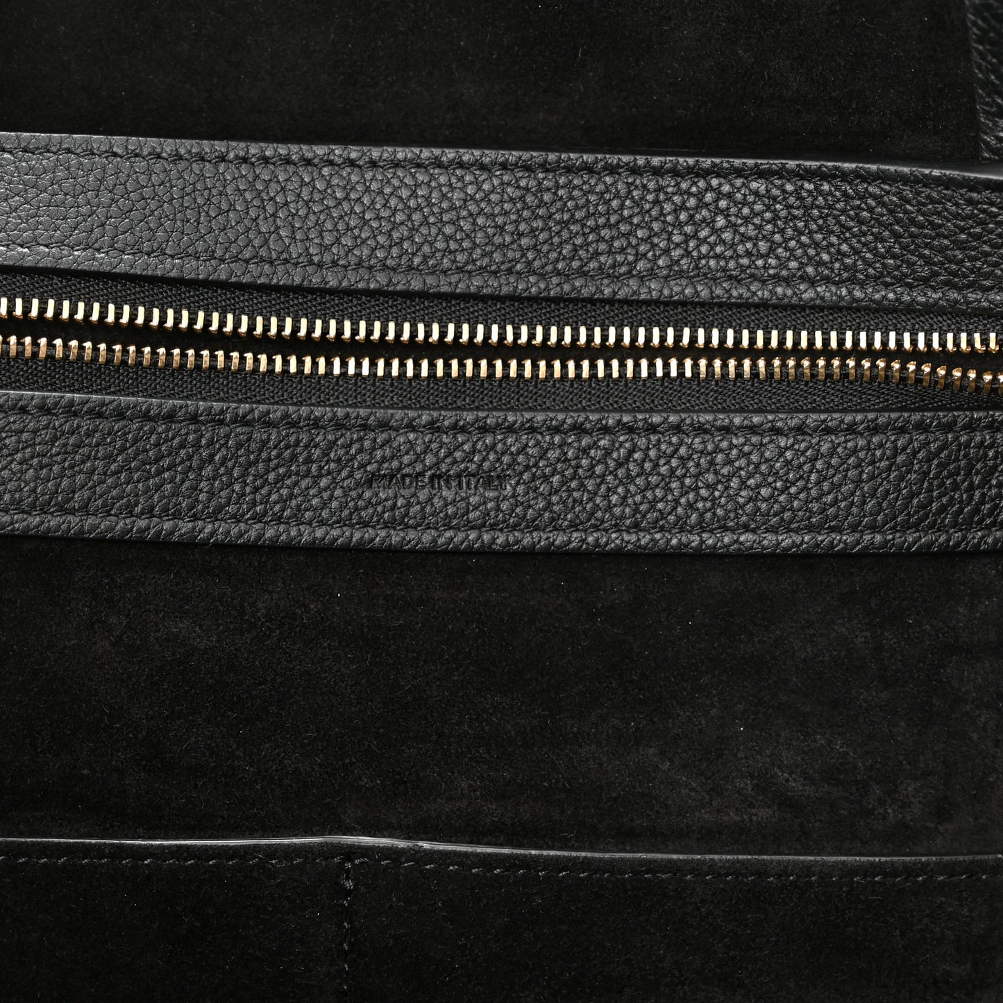 Soft Grained Calfskin Medium Belt Cabas Phantom Black