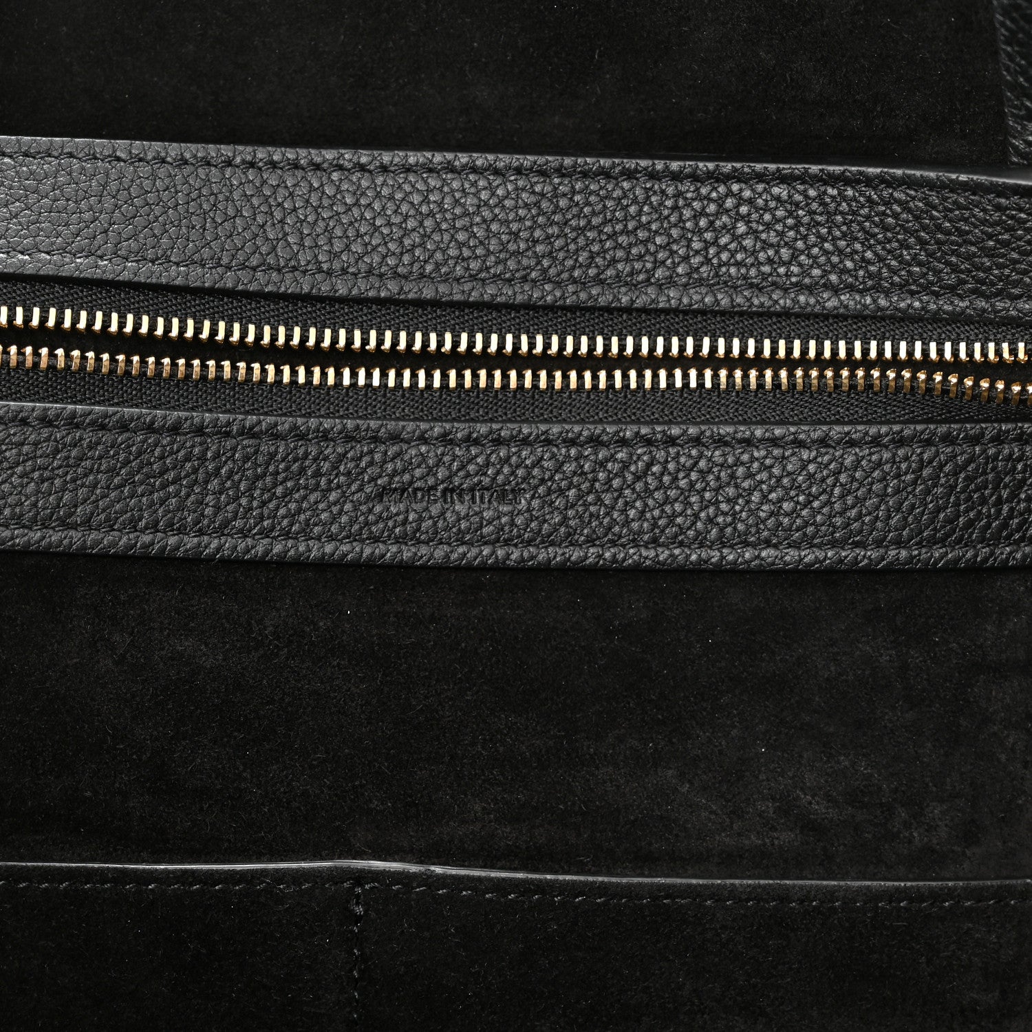 Celine Soft Grained Calfskin Medium Belt Cabas Phantom Black 5 of 8