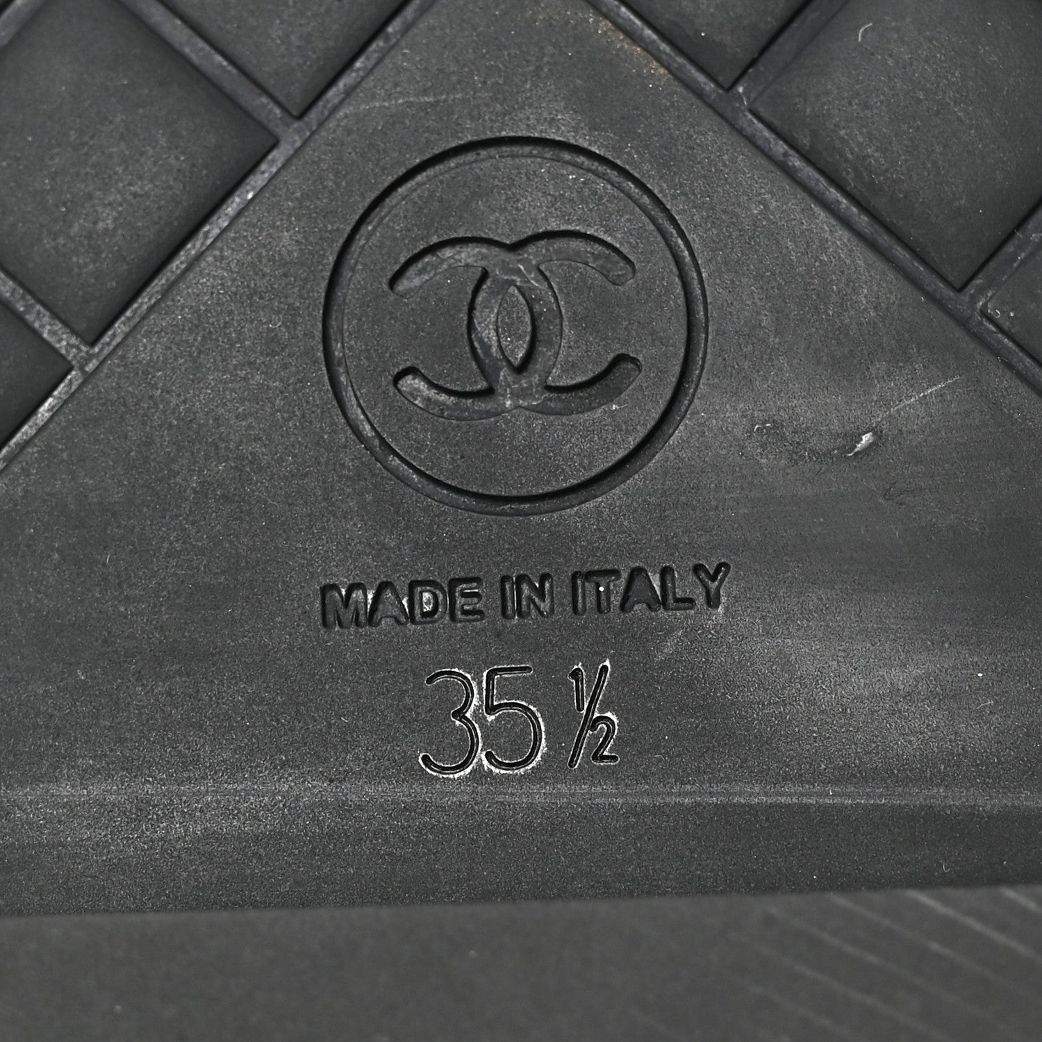 Chanel Calfskin Lace Up CC Short Boots 35.5 Beige Black 7 of 20