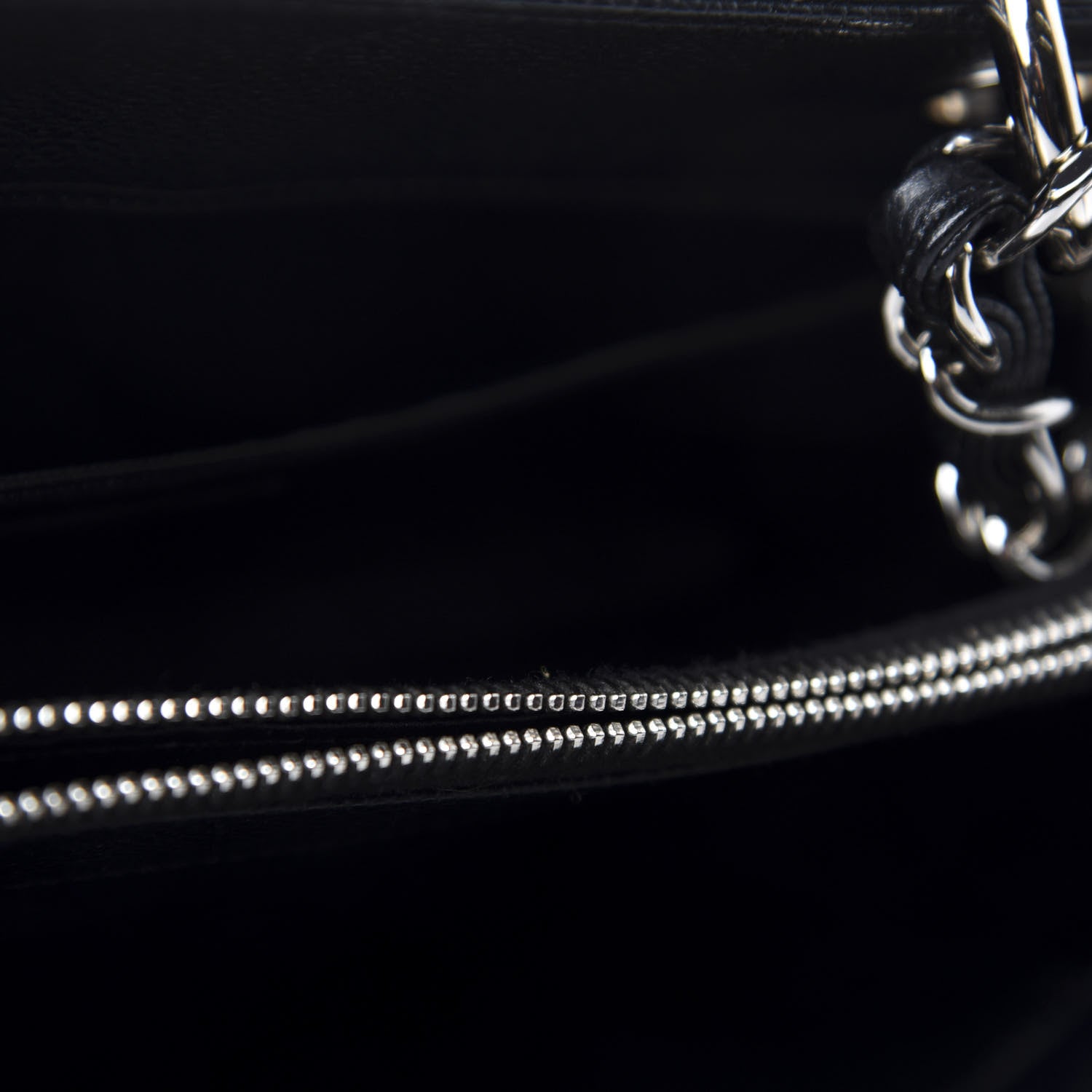 Chanel Caviar Quilted Grand Shopping Tote GST Black 10 of 13