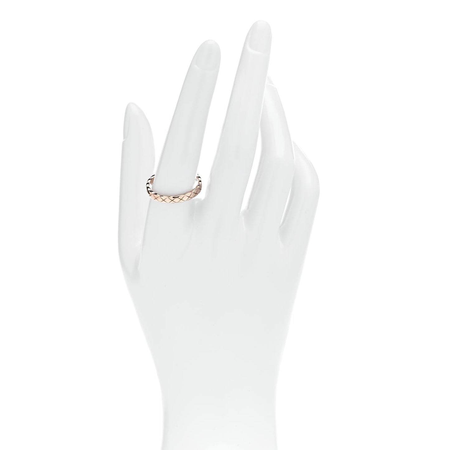 18K Beige Gold Mini Coco Crush Ring 60 9