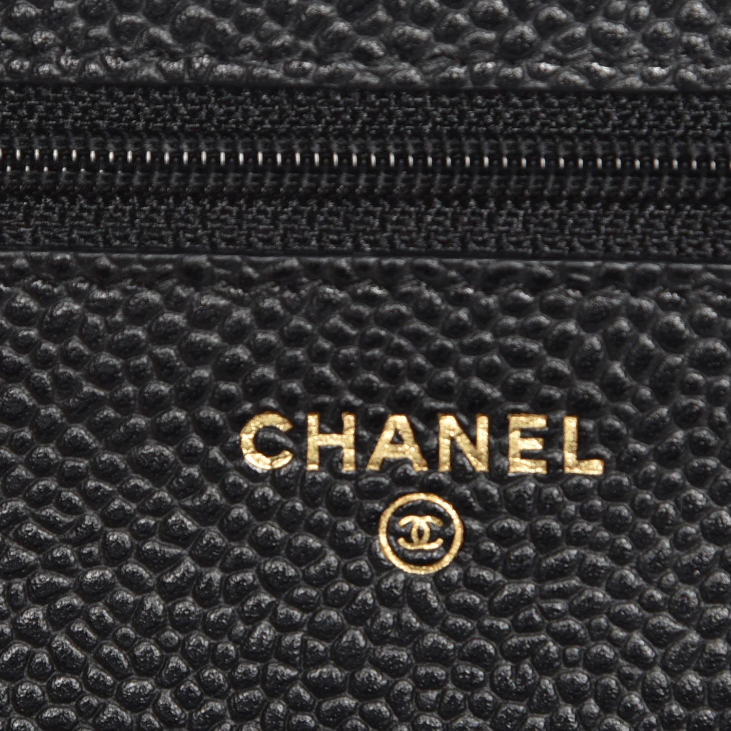 Chanel Caviar Quilted Wallet On Chain WOC Black 6 of 9