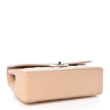 Chanel Caviar Quilted Jumbo Double Flap Beige Clair 4 of 10