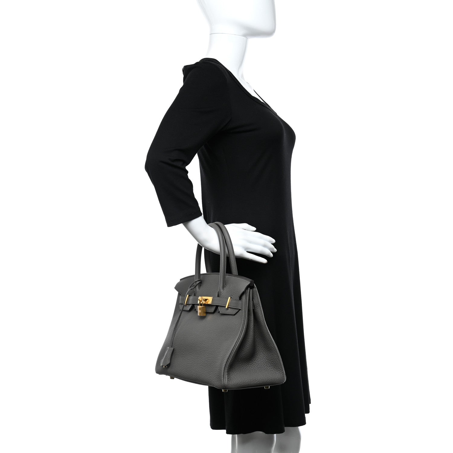 Hermes Togo Birkin 30 Etain 2 of 10