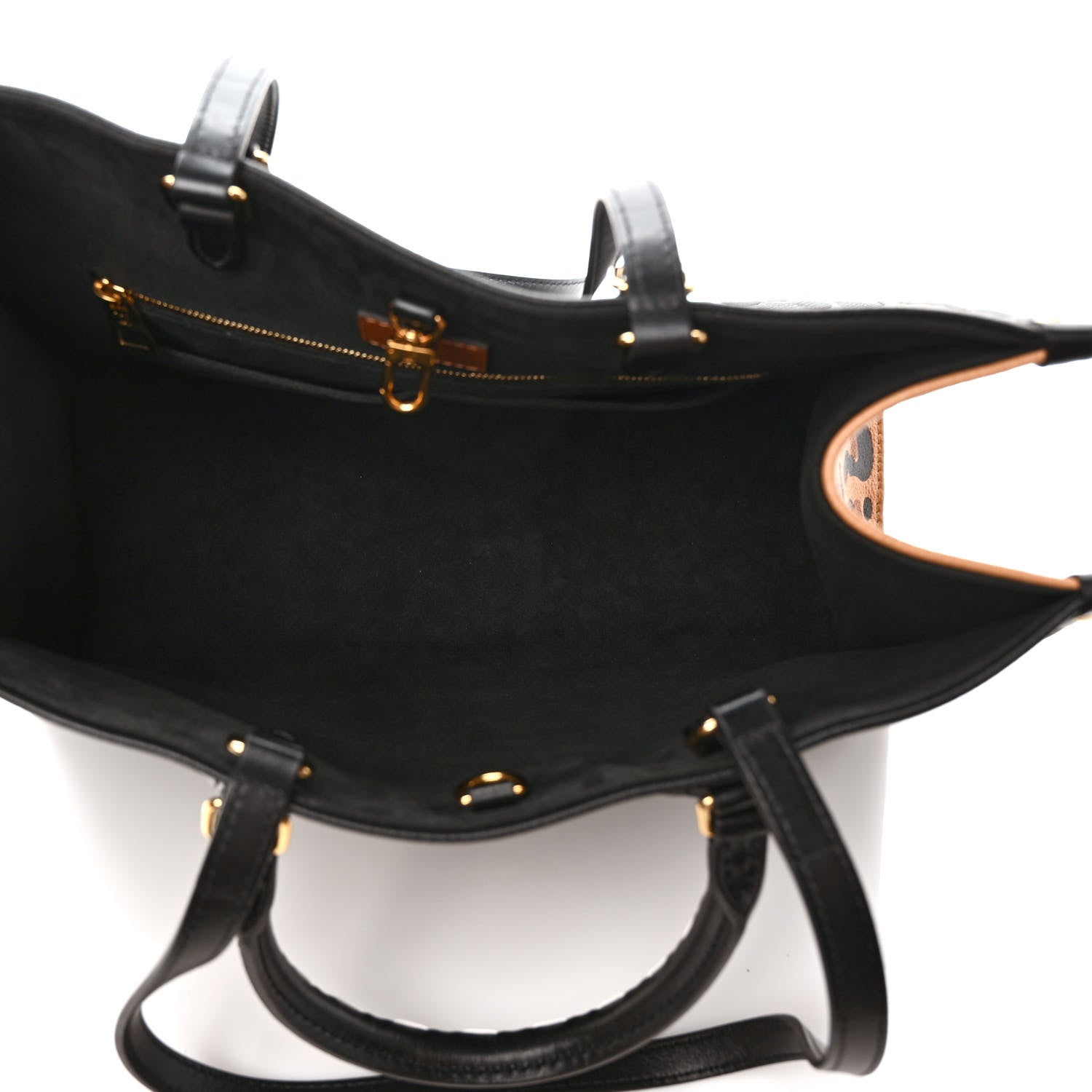 Louis Vuitton Empreinte Monogram Giant Wild At Heart Onthego MM Black 5 of 8