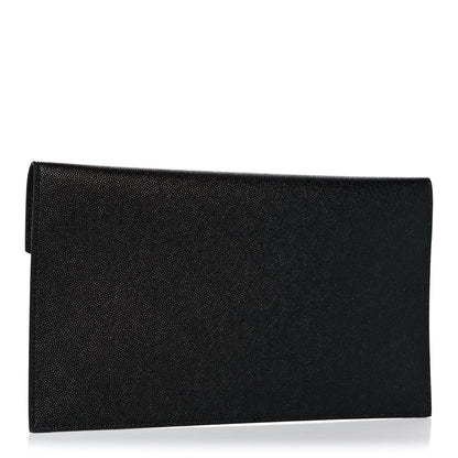 Saint Laurent Grain De Poudre Uptown Pouch Black 3 of 8