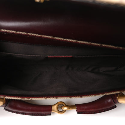 Gucci Monogram Studded Horsebit Bordeaux 5 of 10