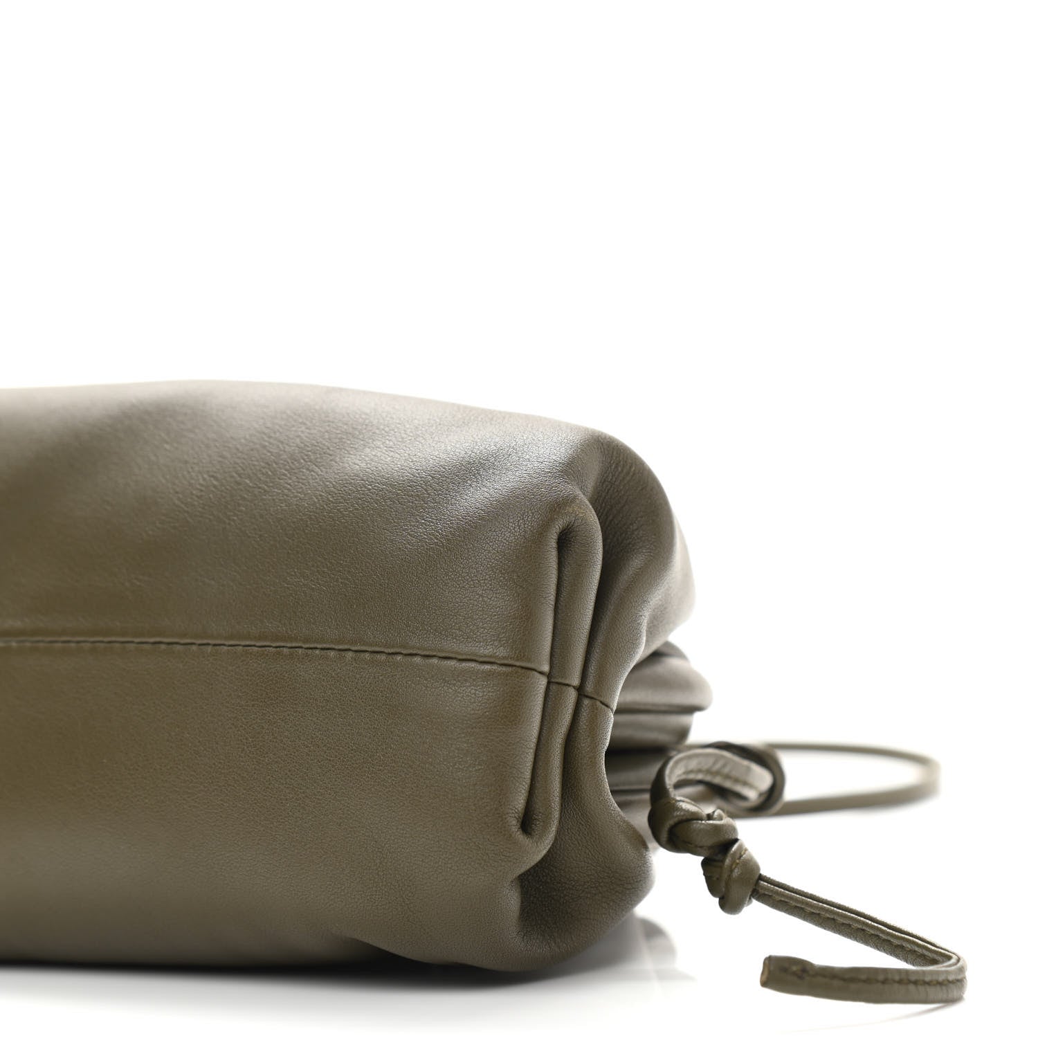 Bottega Veneta Butter Calfskin The Mini Pouch Kaki Fondente 10 of 11