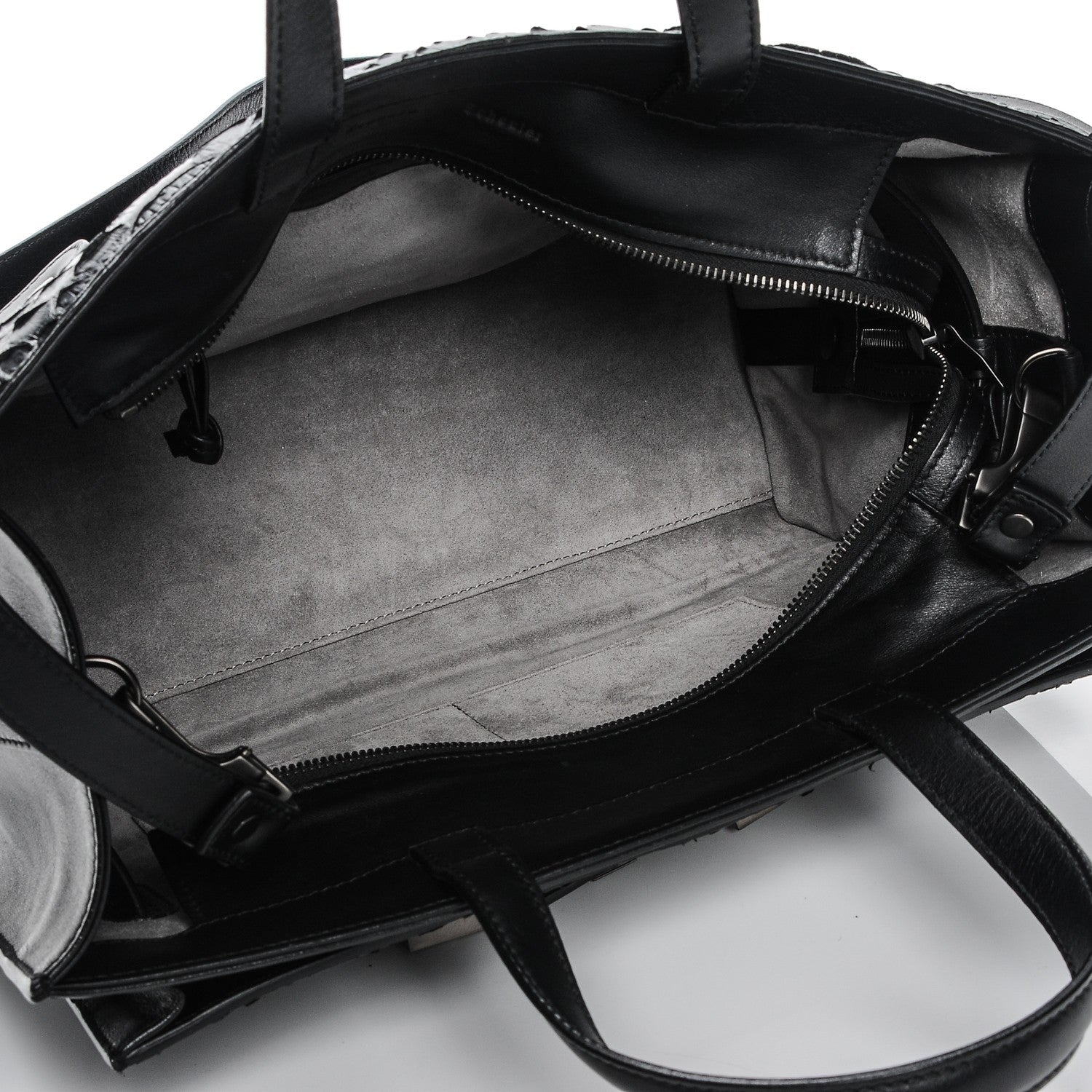 Proenza Schouler Python Calfskin Small PS11 Tote Black 6 of 8