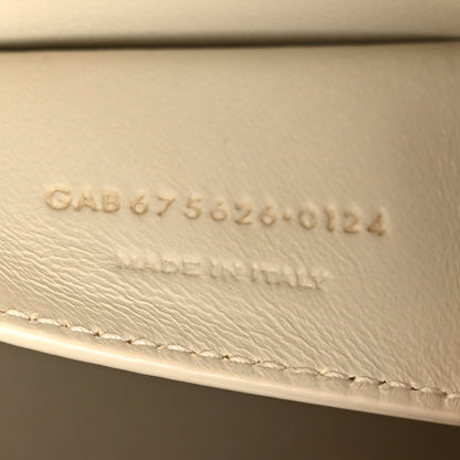 Saint Laurent Smooth Calfskin Small Manhattan Shoulder Bag Crema Soft 7 of 10